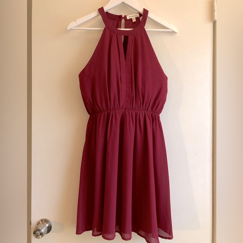 Merlot Holiday Cocktail Dress (medium)